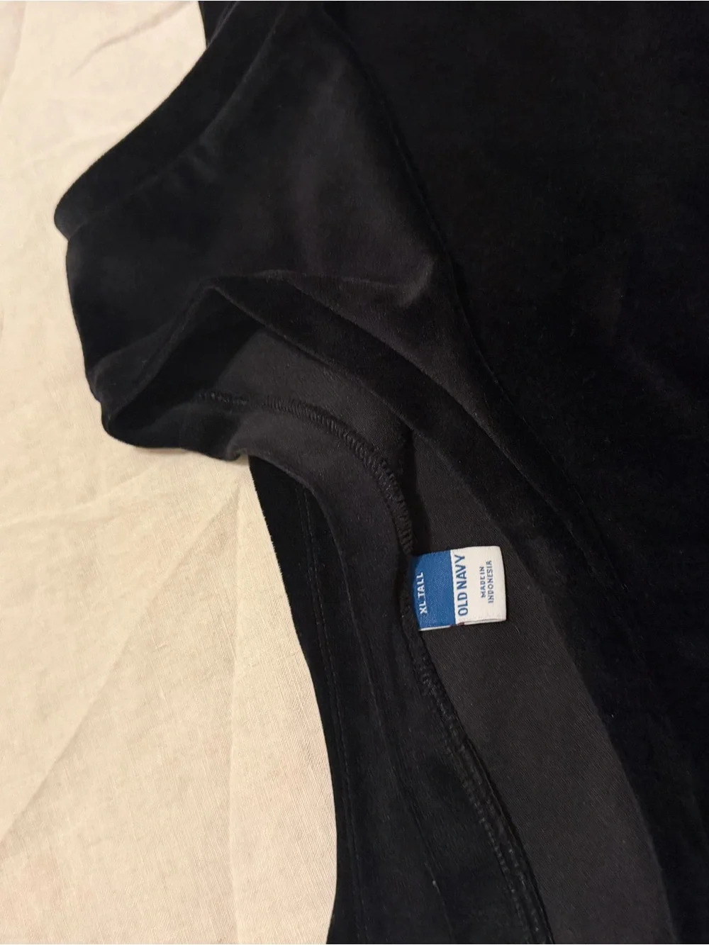 Women’s Black Velvet Sleep Tank and Shorts Set with Pockets - Old Navy